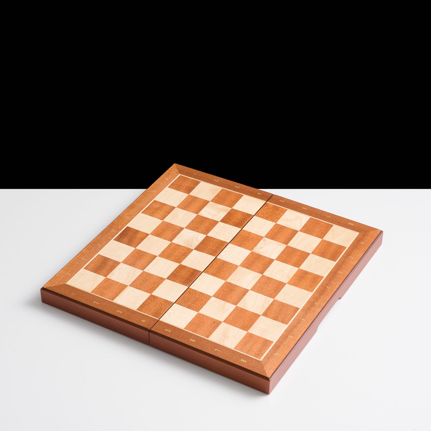 33cm Magnetic Wooden Chess Set - Sapele & Beech
