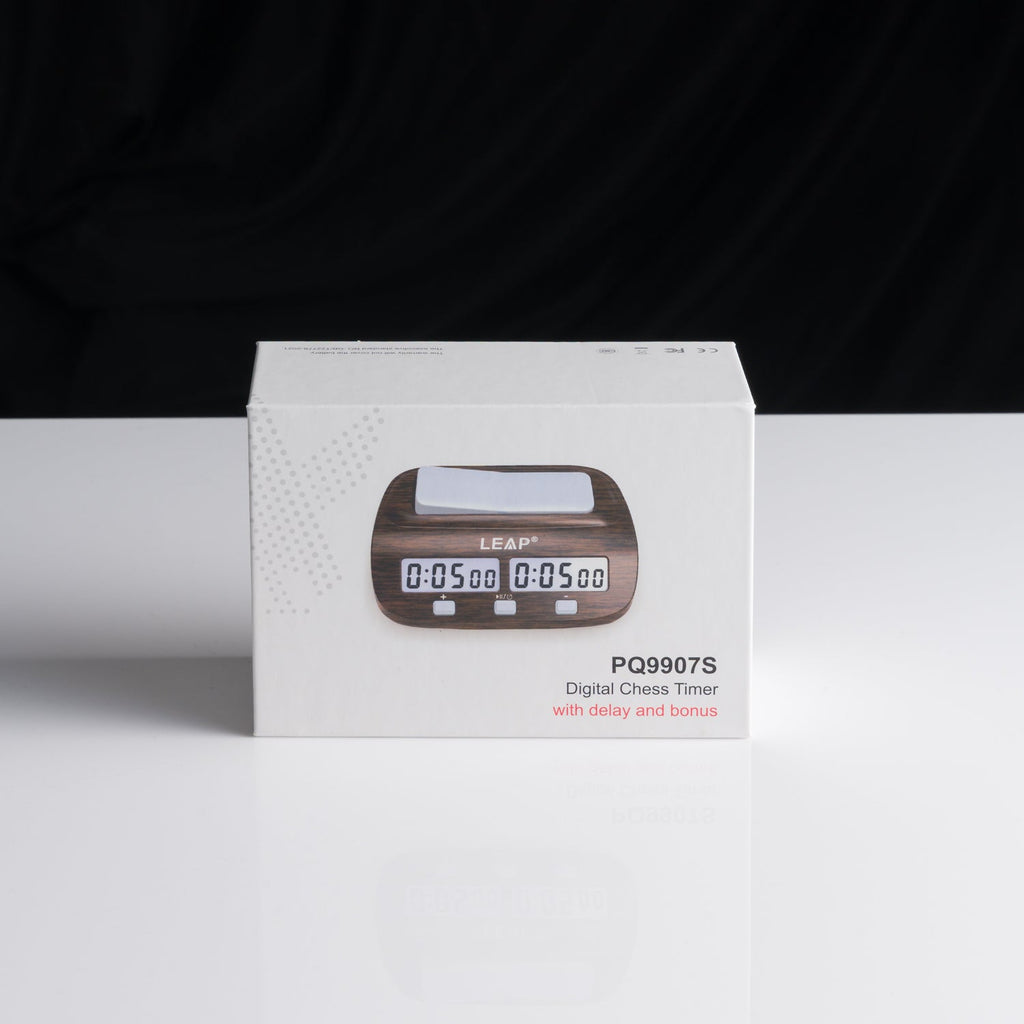 Digital Chess Timer - Wooden Coloured