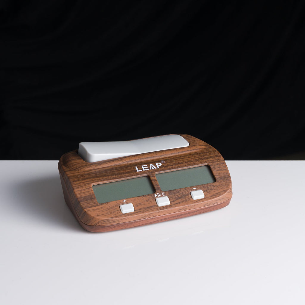 Digital Chess Timer - Wooden Coloured