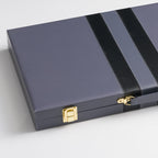 45cm/18inch Leather Backgammon Set - Gray