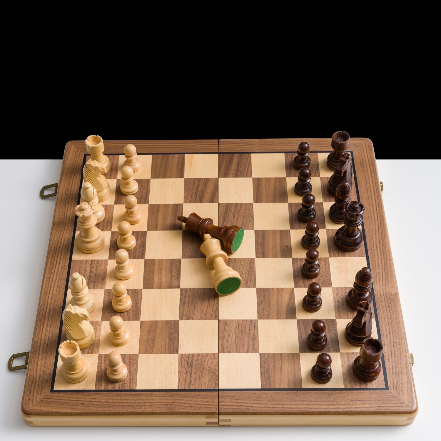 ChessLand Premium 38cm Magnetic Wooden Chess Set