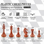 Victorian Chess Pieces - King Height 95mm